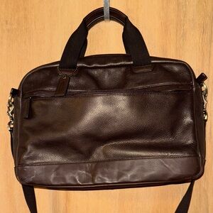 Coach Brown Leather Men's Bag
